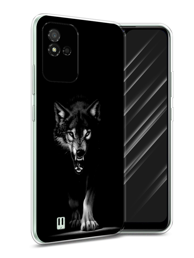 

Чехол Awog на Realme Narzo 50i "Волк выходит из ночи", Разноцветный, 2510050-1