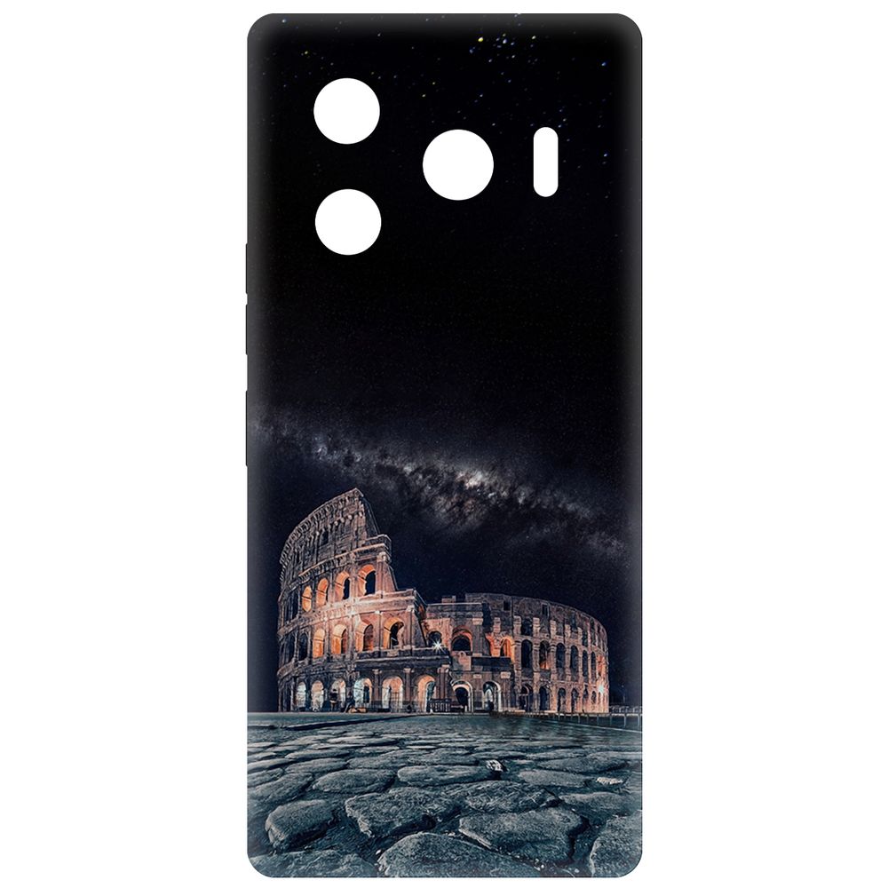 

Чехол-накладка Krutoff Soft Case Италия, Колизей для TECNO Camon 30 Pro 5G черный
