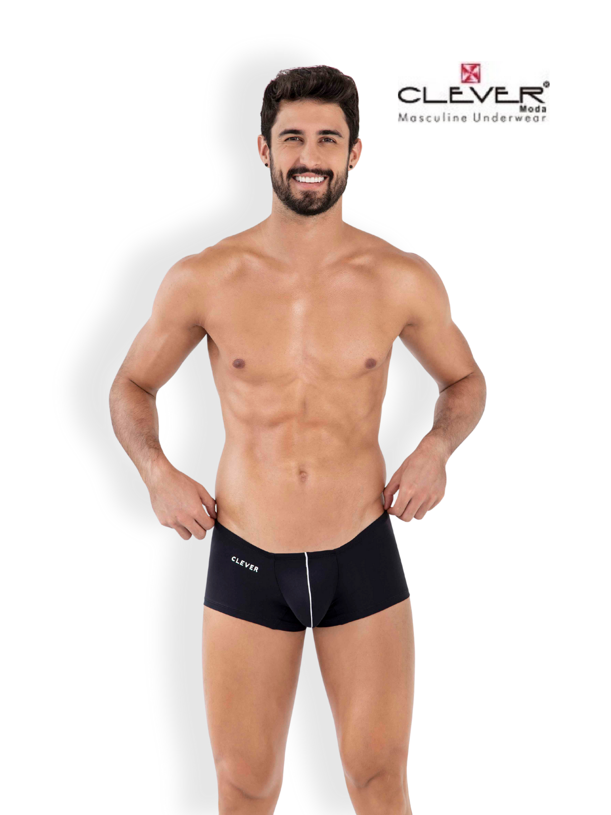 

Трусы мужские Clever Masculine Underwear 1616 черные S, Черный, 1616