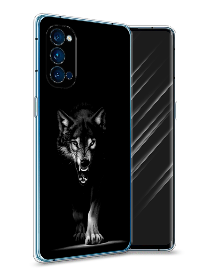 

Чехол Awog на Oppo Reno 4 Pro 5G "Волк выходит из ночи", Разноцветный, 253750-1