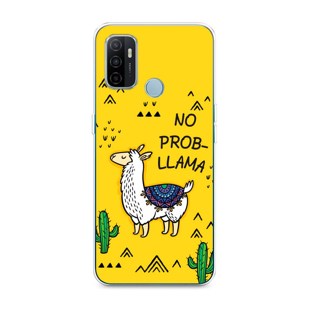 

Чехол Awog на Oppo A53 "No probLLama", Разноцветный, 254350-2