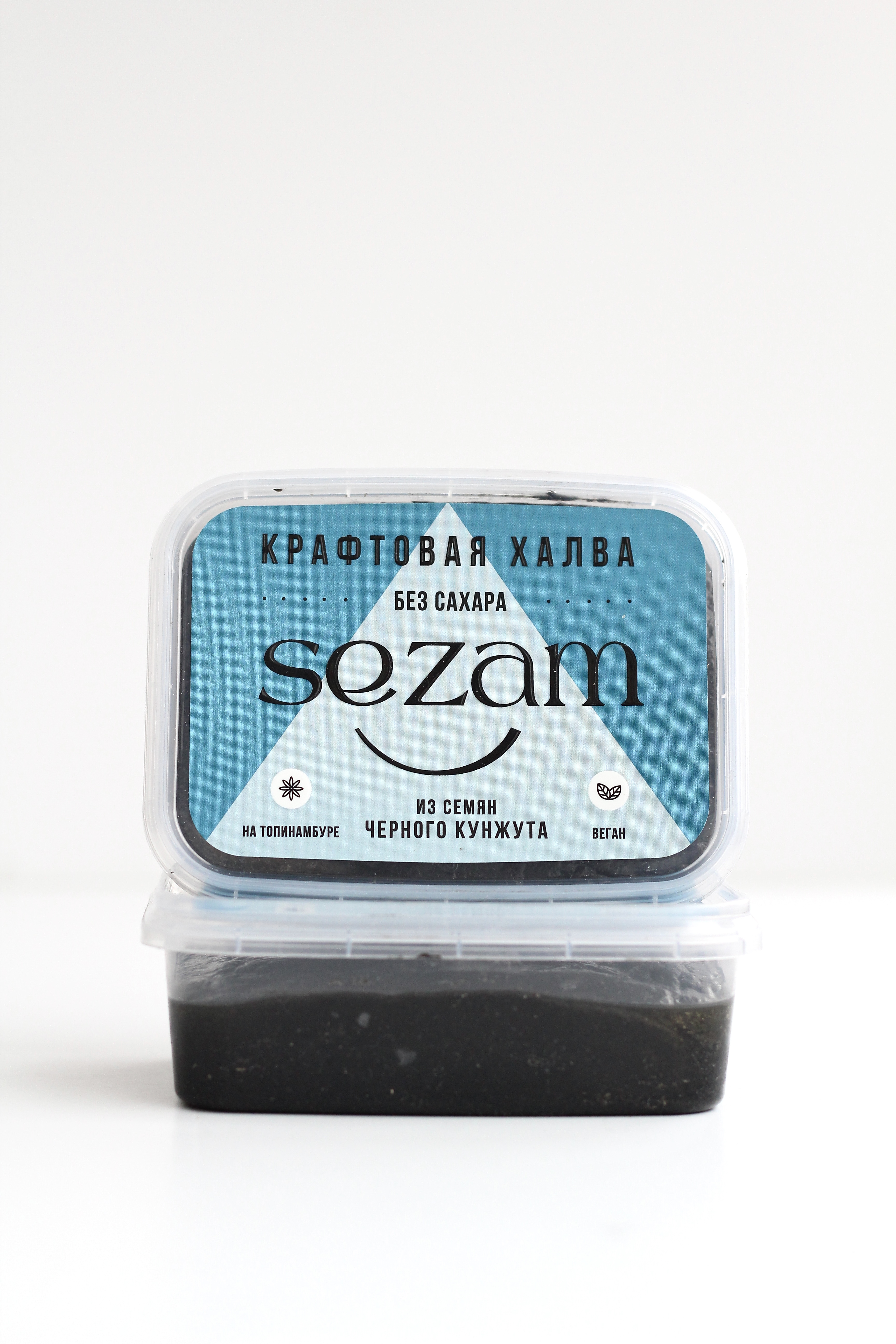 

Халва кунжутная чёрная без сахара Sezam, 250 грамм, без сахара