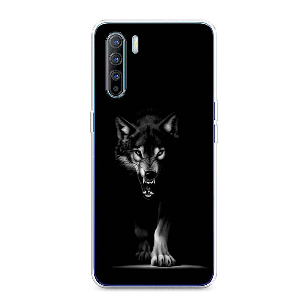 

Чехол Awog на Oppo A91/Reno 3 "Волк выходит из ночи", Разноцветный, 252450-1