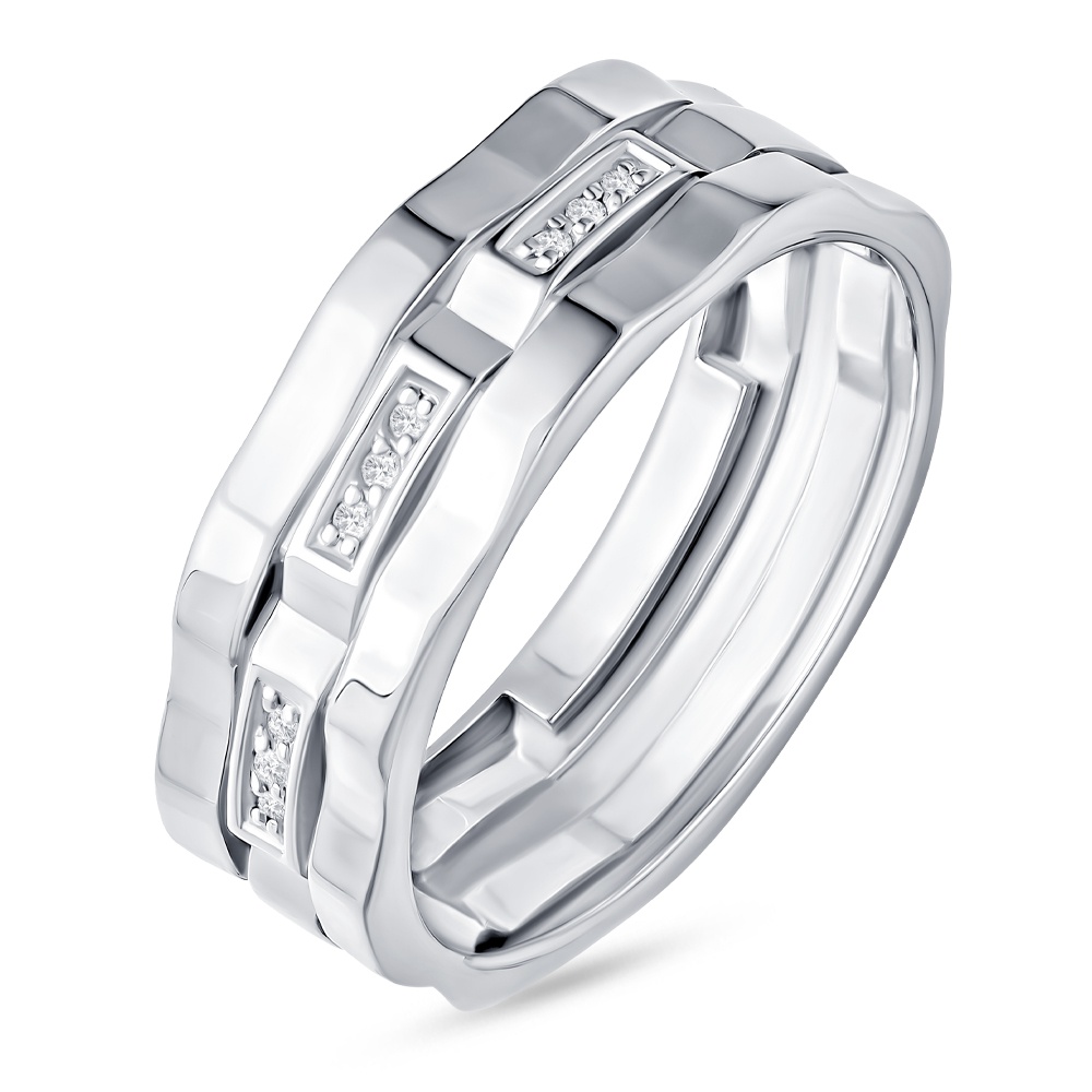 

Кольцо из серебра р. , 585Gold 901001137, фианит, 901001137