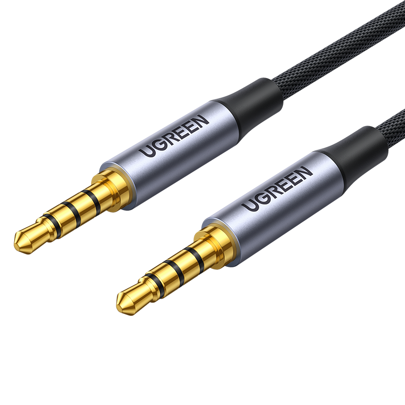 

Кабель UGREEN AV183 (20497) 3.5mm Male to Male 4-Pole Microphone Audio Cable. Длина: 1,5м, Черный, AV183 (20497) 3.5mm Male to Male 4-Pole Microphone Audio Cable 1.5m - Black