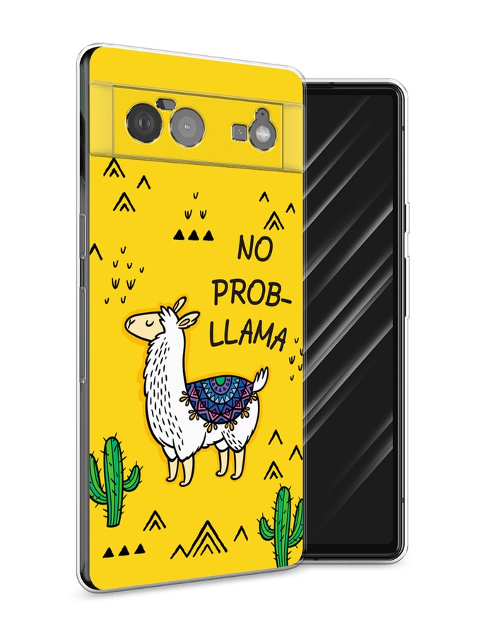

Чехол Awog на Google Pixel 6 "No probLLama", Разноцветный, 270850-2