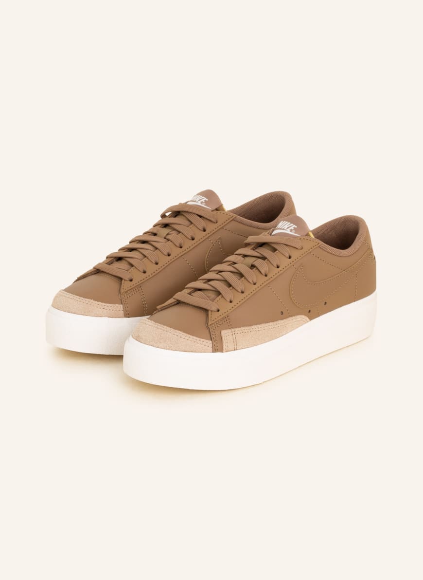 Кеды женские Nike 1001362750 коричневые 41 RU (доставка из-за рубежа)