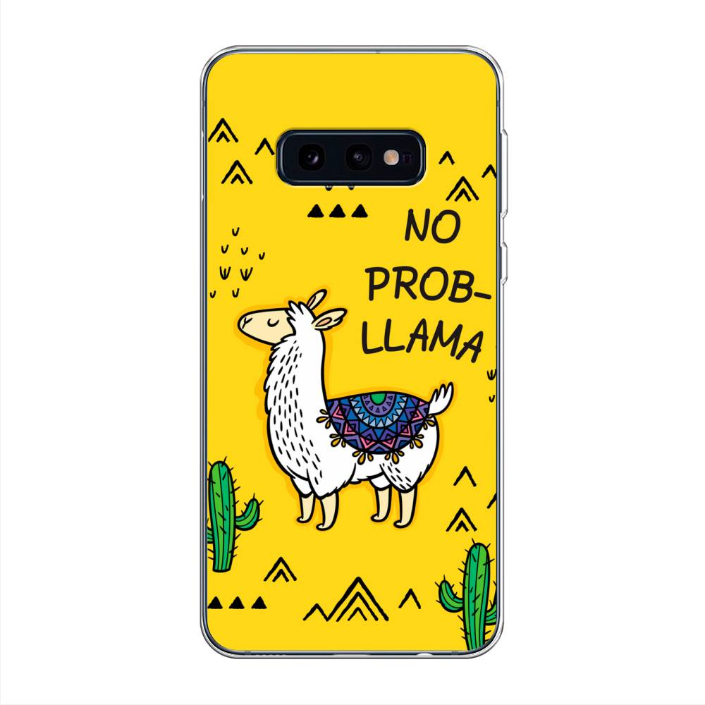 

Чехол Awog на Samsung Galaxy S10E "No probLLama", Разноцветный, 27250-2