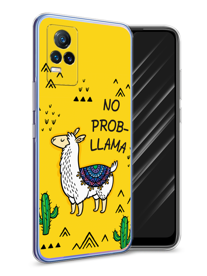 

Чехол Awog на Vivo V21e "No probLLama", Разноцветный, 264550-2