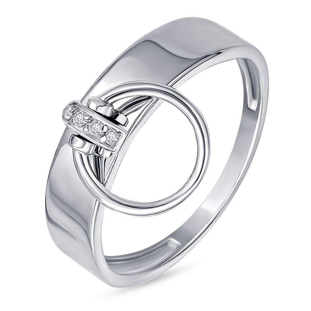 

Кольцо из серебра р.  585Gold 701013505, фианит, 701013505