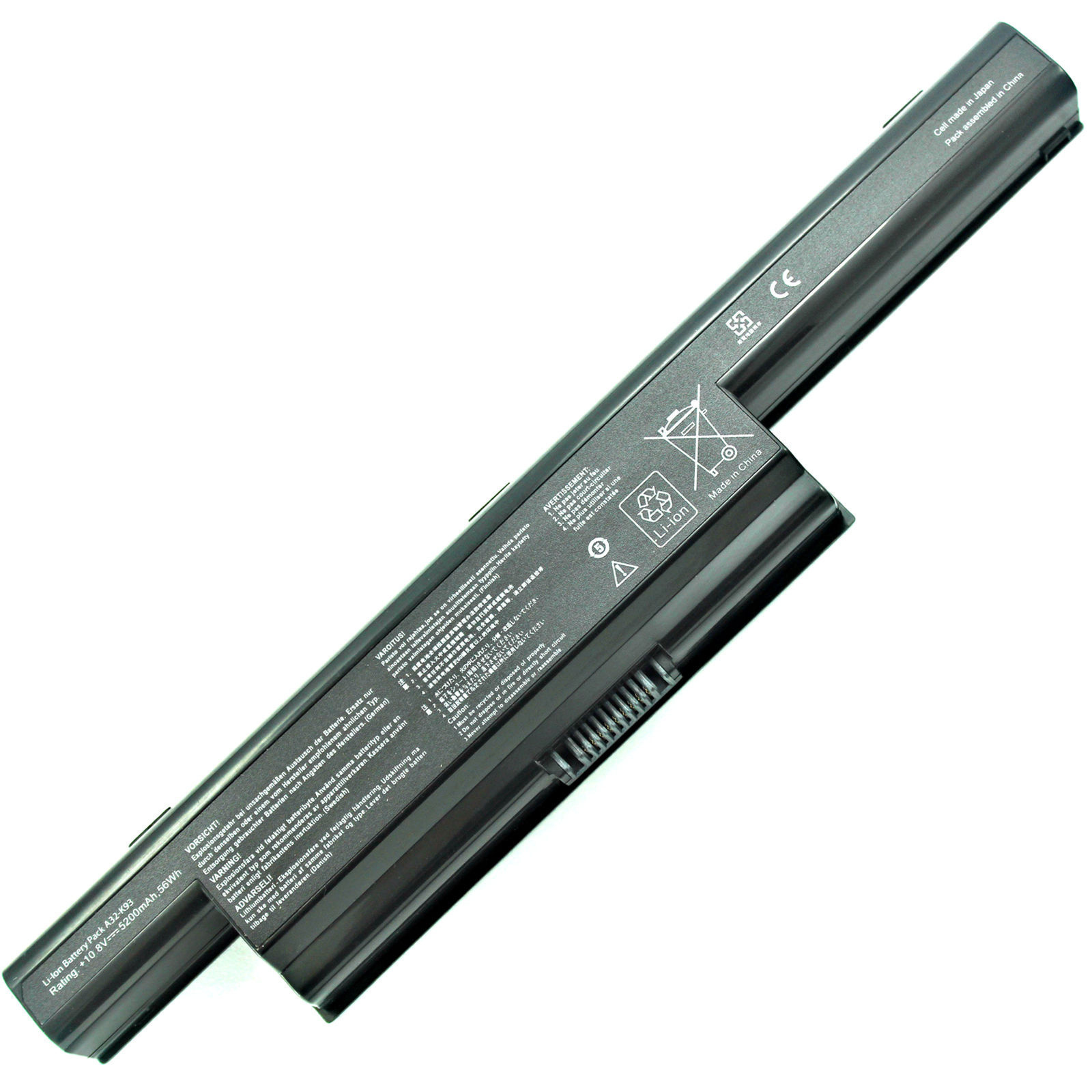 

Аккумулятор для ноутбука Asus K93 K93S K93SV K95 K95VJ (10.8V 5200mAh) ORG