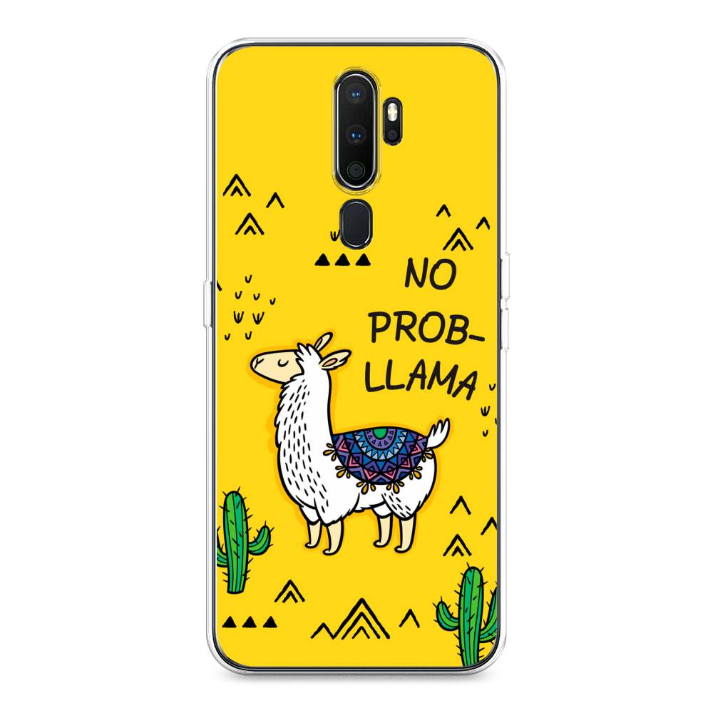 

Чехол Awog на Oppo A5 (2020) "No probLLama", Разноцветный, 251350-2