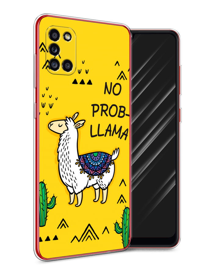 

Чехол Awog на Samsung Galaxy A31 / Самсунг A31 "No probLLama", Разноцветный, 2100350-2