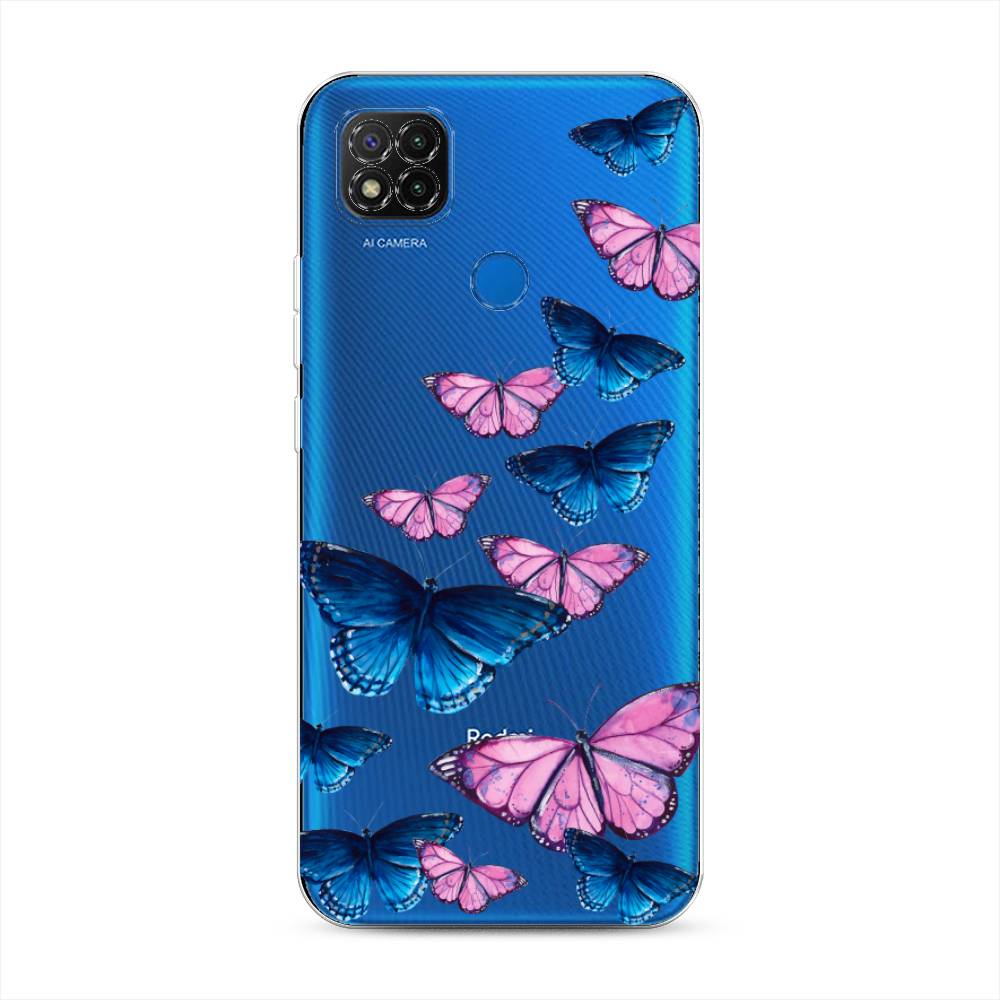

Чехол Awog на Xiaomi Redmi 9C "Полет бабочек", Разноцветный, 39050-2