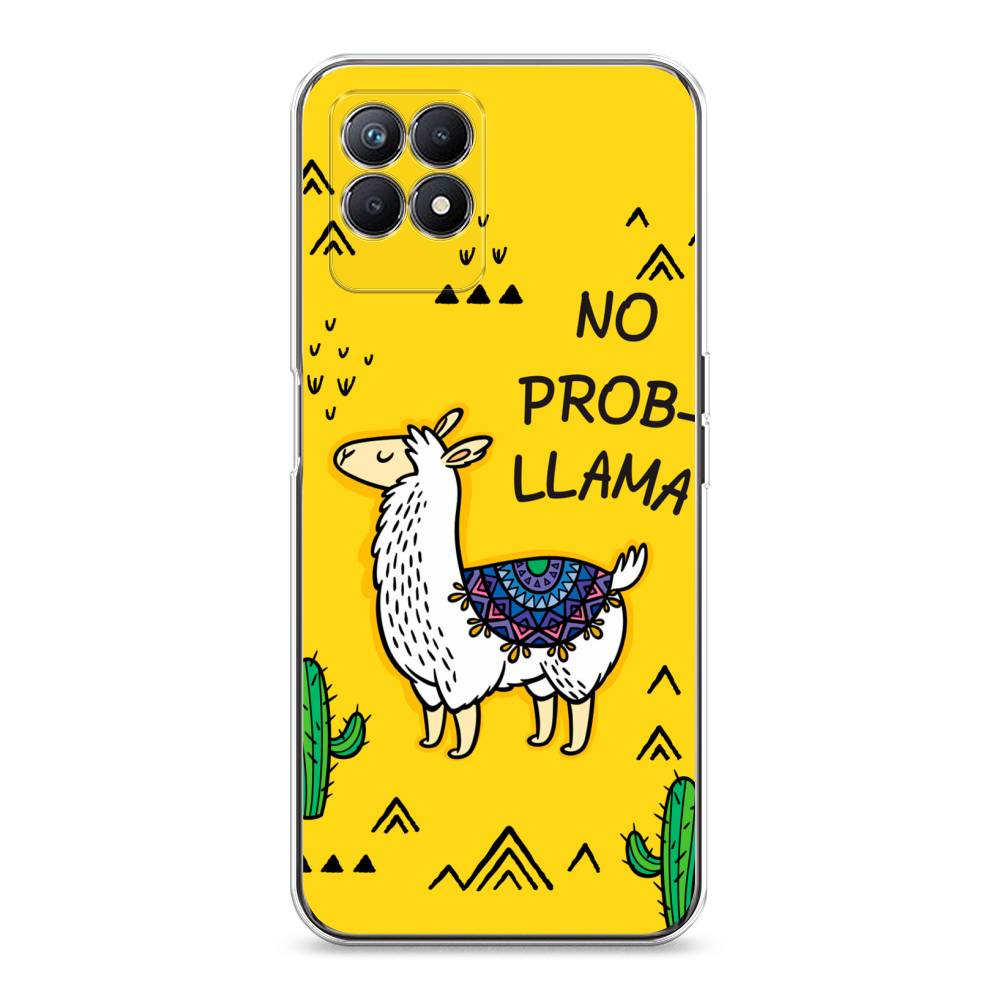 

Чехол Awog на Realme 8i "No probLLama", Разноцветный, 257350-2