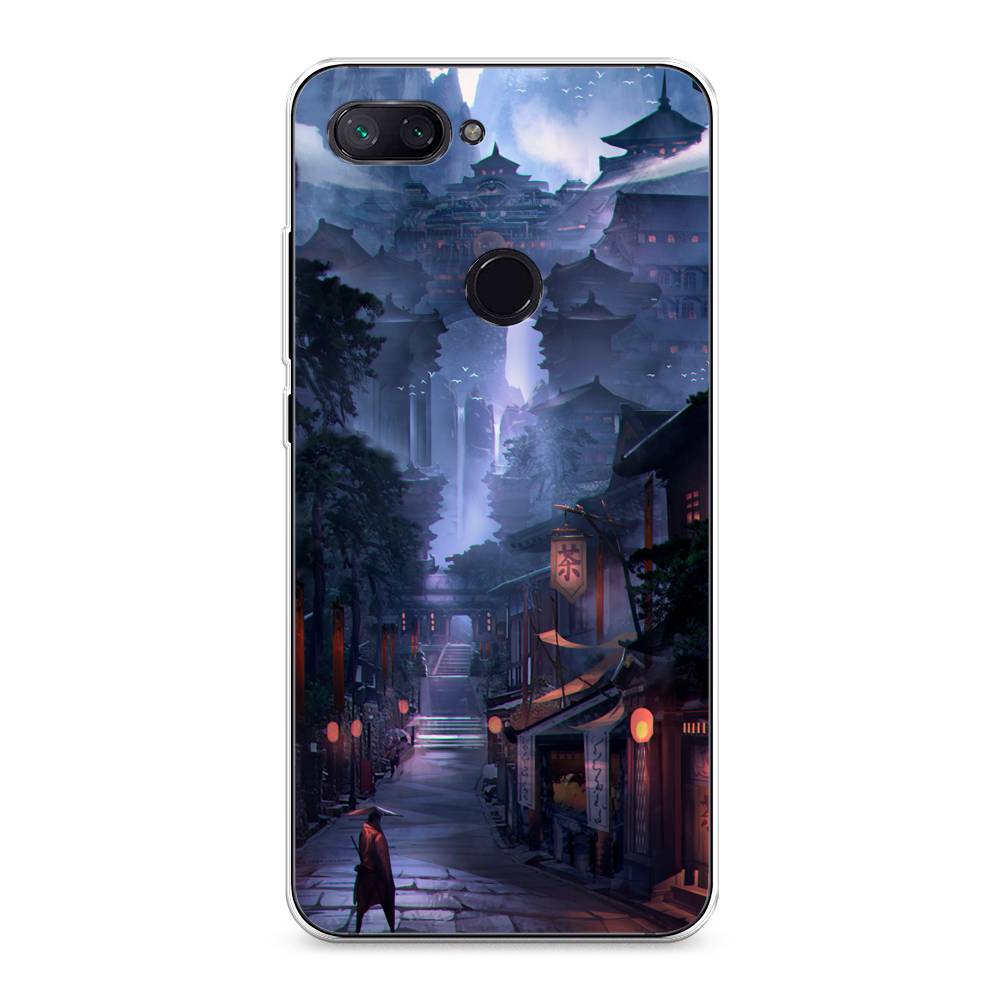

Чехол Awog на Xiaomi Mi 8 Lite "Одинокий самурай", Разноцветный, 34550-10