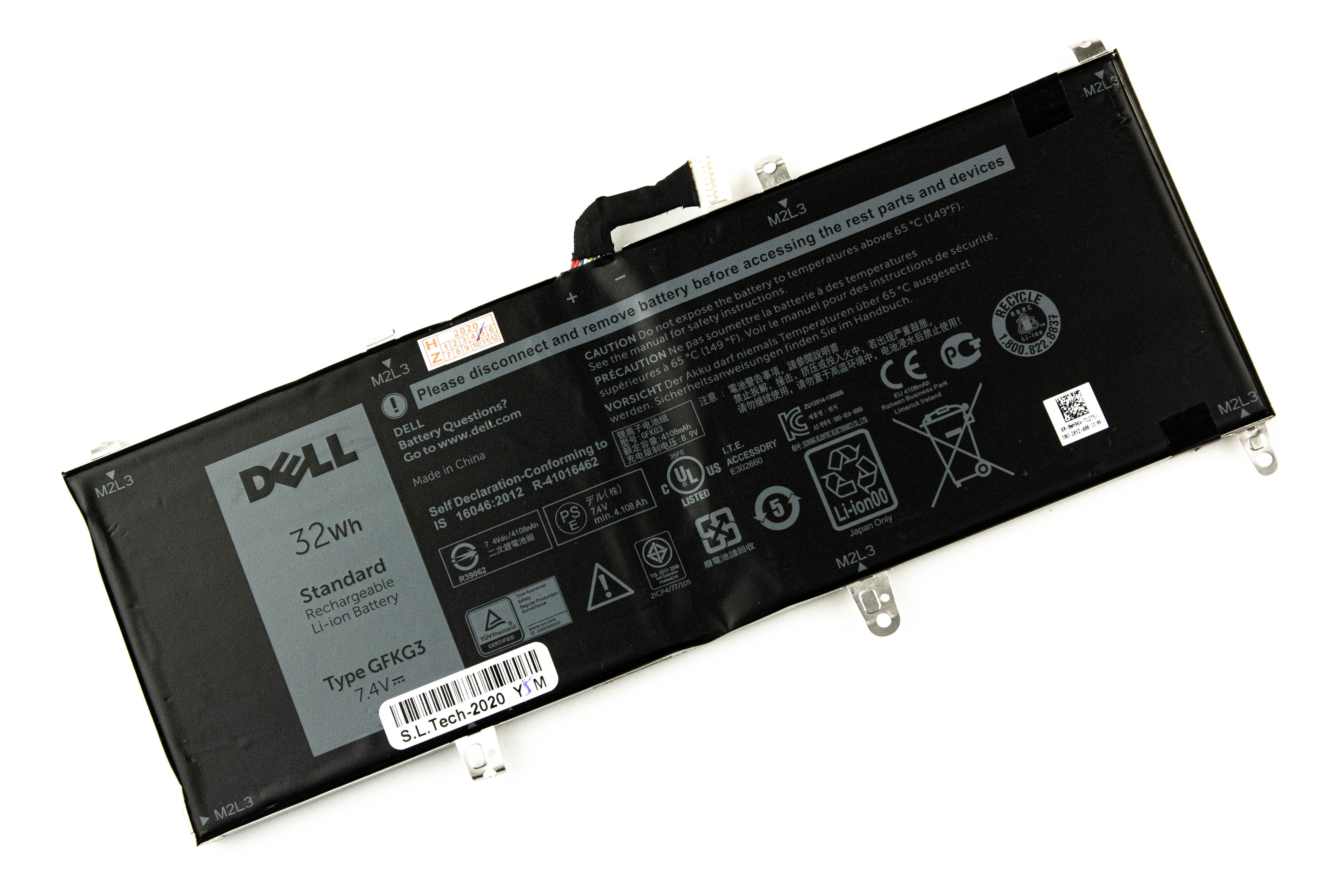 

Аккумулятор для ноутбука Dell Venue 10 ORG (7.4V 4108mAh) WH96V VN25R