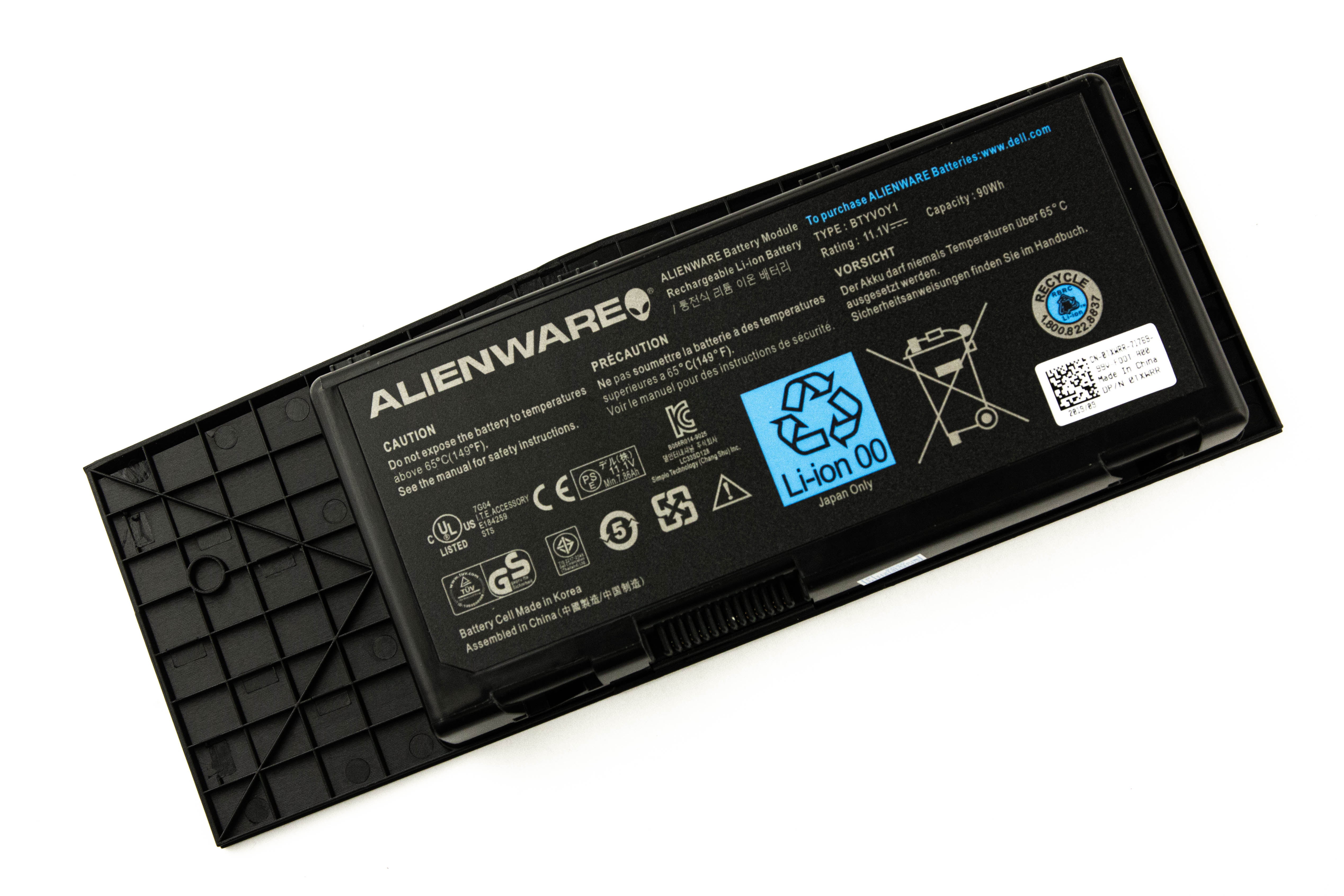 

Аккумулятор для ноутбука Dell Latitude M17X R3 R4 ORG (11.1V 7860mAh) BTYV0Y1