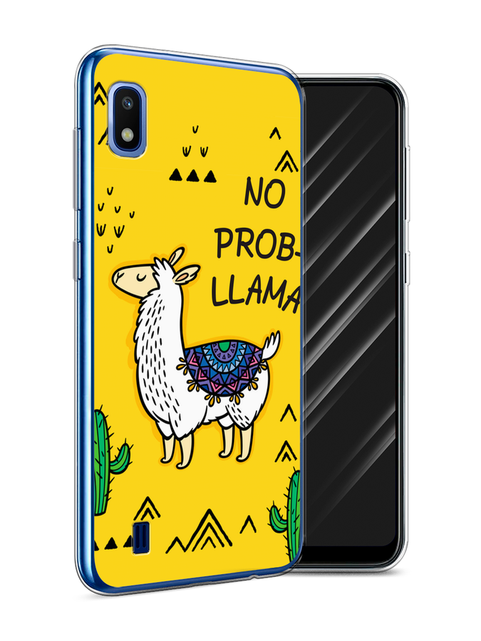 

Чехол Awog на Samsung Galaxy A10 "No probLLama", Разноцветный, 27950-2