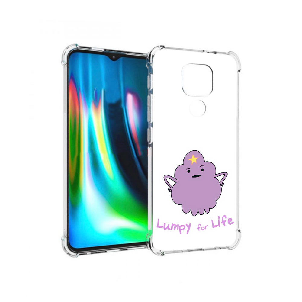 

Чехол MyPads Tocco для Motorola Moto G9 Play Принцесса пупырчатого королевства, Прозрачный, Tocco