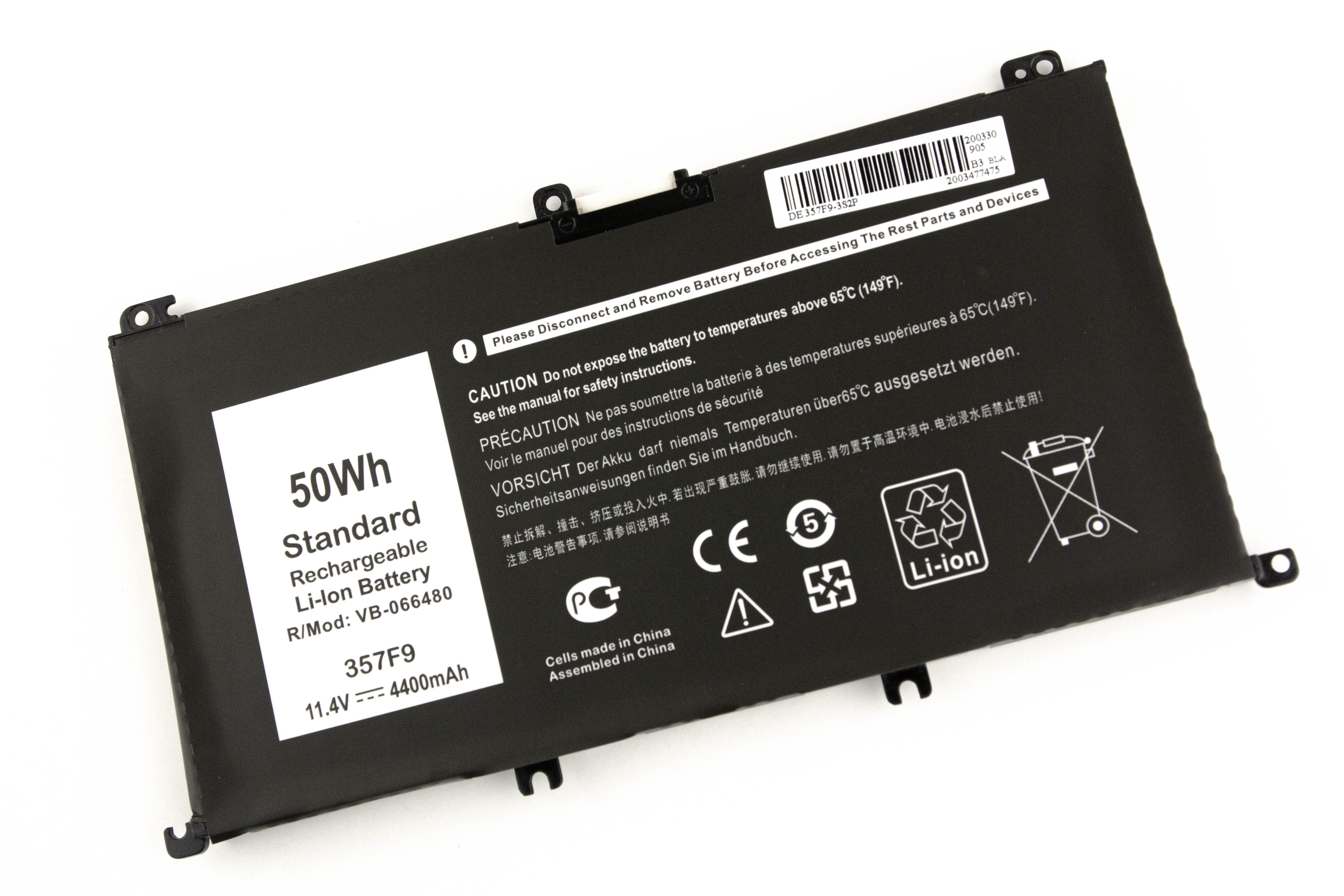 

Аккумулятор для ноутбука Dell 15-7000 (11.4V 4400mAh) 357F9 00GFJ6 357F9 71JF4