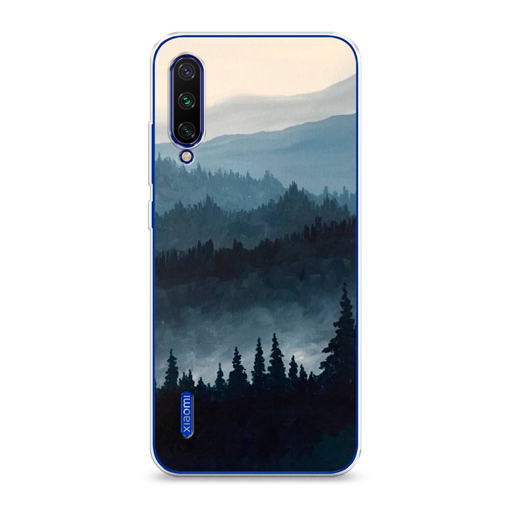 фото Силиконовый чехол "туманные горы" на xiaomi mi cc9e awog