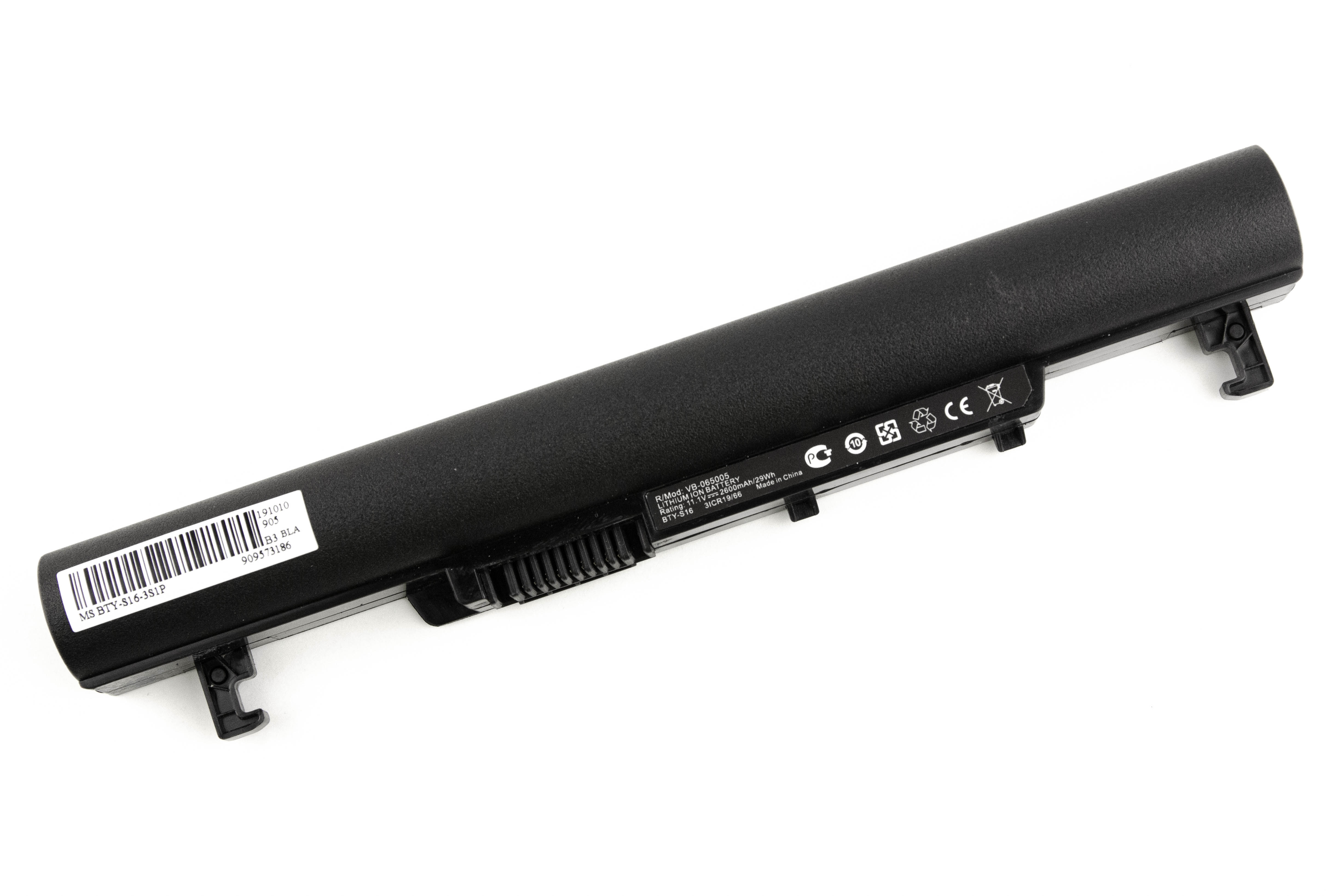 

Аккумулятор для ноутбука MSI U160 U180 (11.1V 2200mAh) BTY-S16 BTY-S17