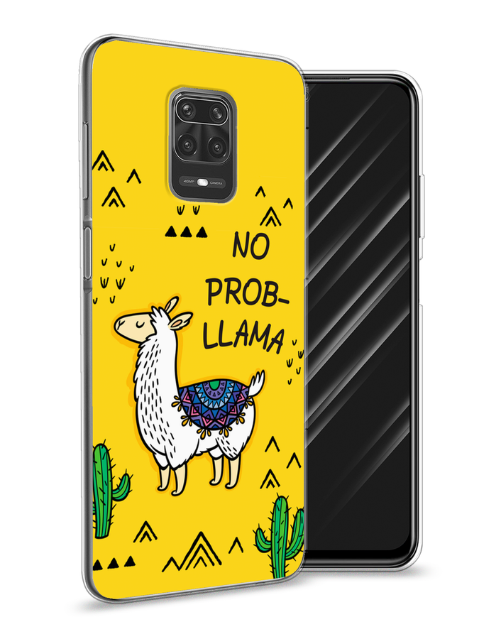 

Чехол Awog на Xiaomi Redmi Note 9S "No probLLama", Разноцветный, 37950-2