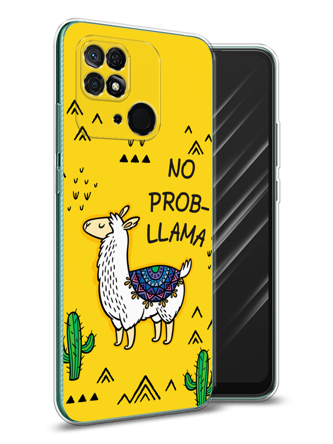 

Чехол Awog на Xiaomi Redmi 10C "No probLLama", Разноцветный, 313450-2