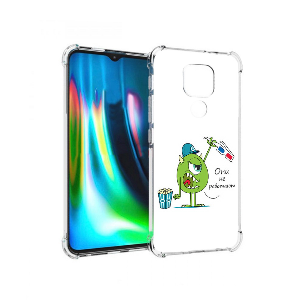 

Чехол MyPads Tocco для Motorola Moto G9 Play Очки не работают (PT227081.347.129), Прозрачный, Tocco