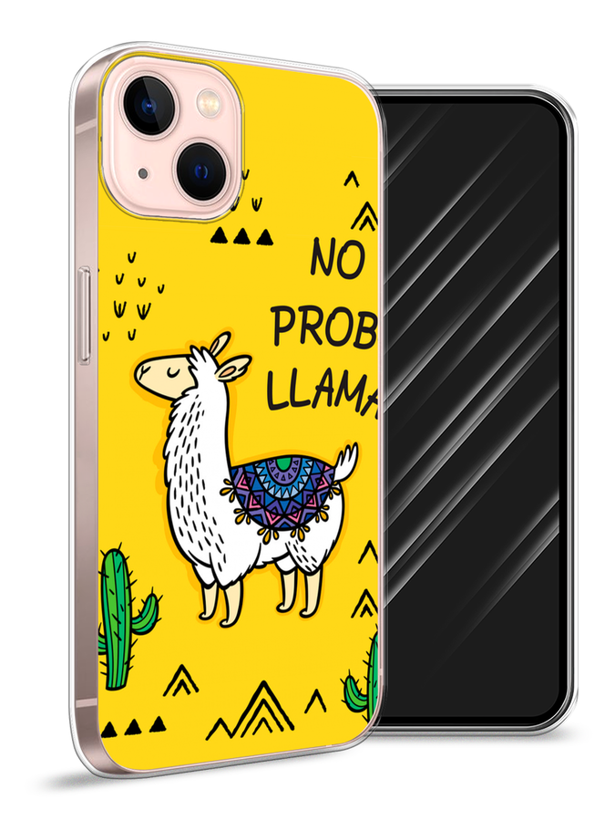 

Чехол Awog на Apple iPhone 13 / Айфон 13 "No probLLama", Разноцветный, 14250-2