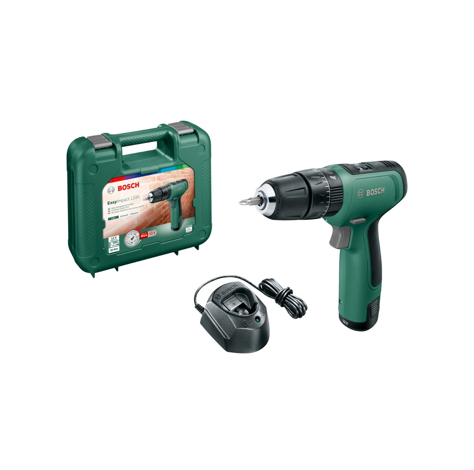 Дрель-шуруповерт аккумуляторная Bosch EasyImpact 1200 06039D3101