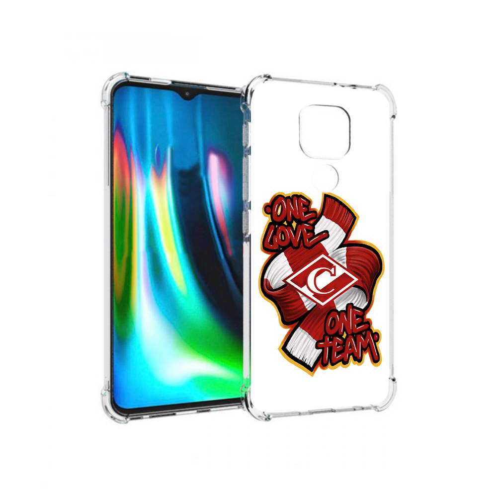 Чехол MyPads Tocco для Motorola Moto G9 Play Одна любовь-Спартак (PT227081.347.126)