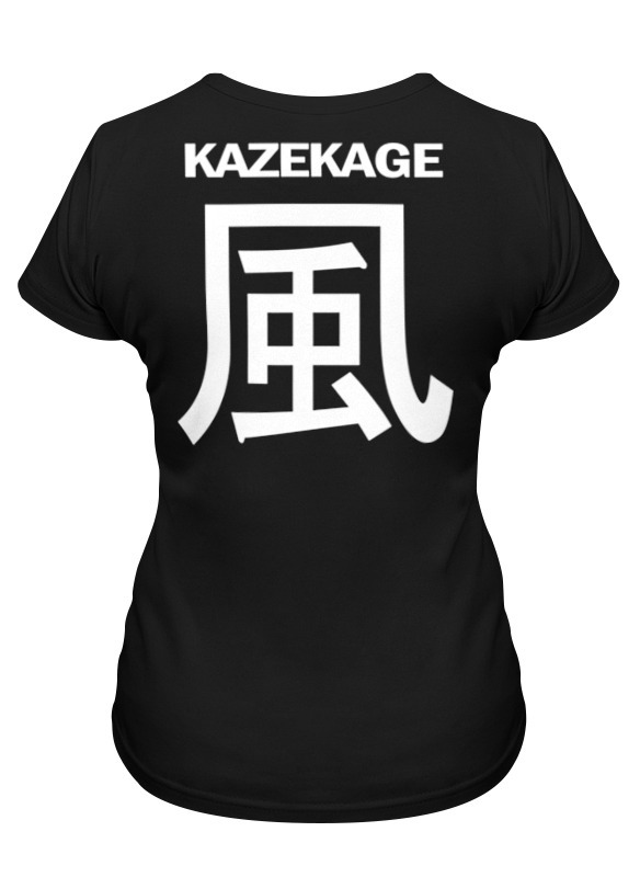 

Футболка женская Printio Naruto kazekage черная M, Naruto kazekage