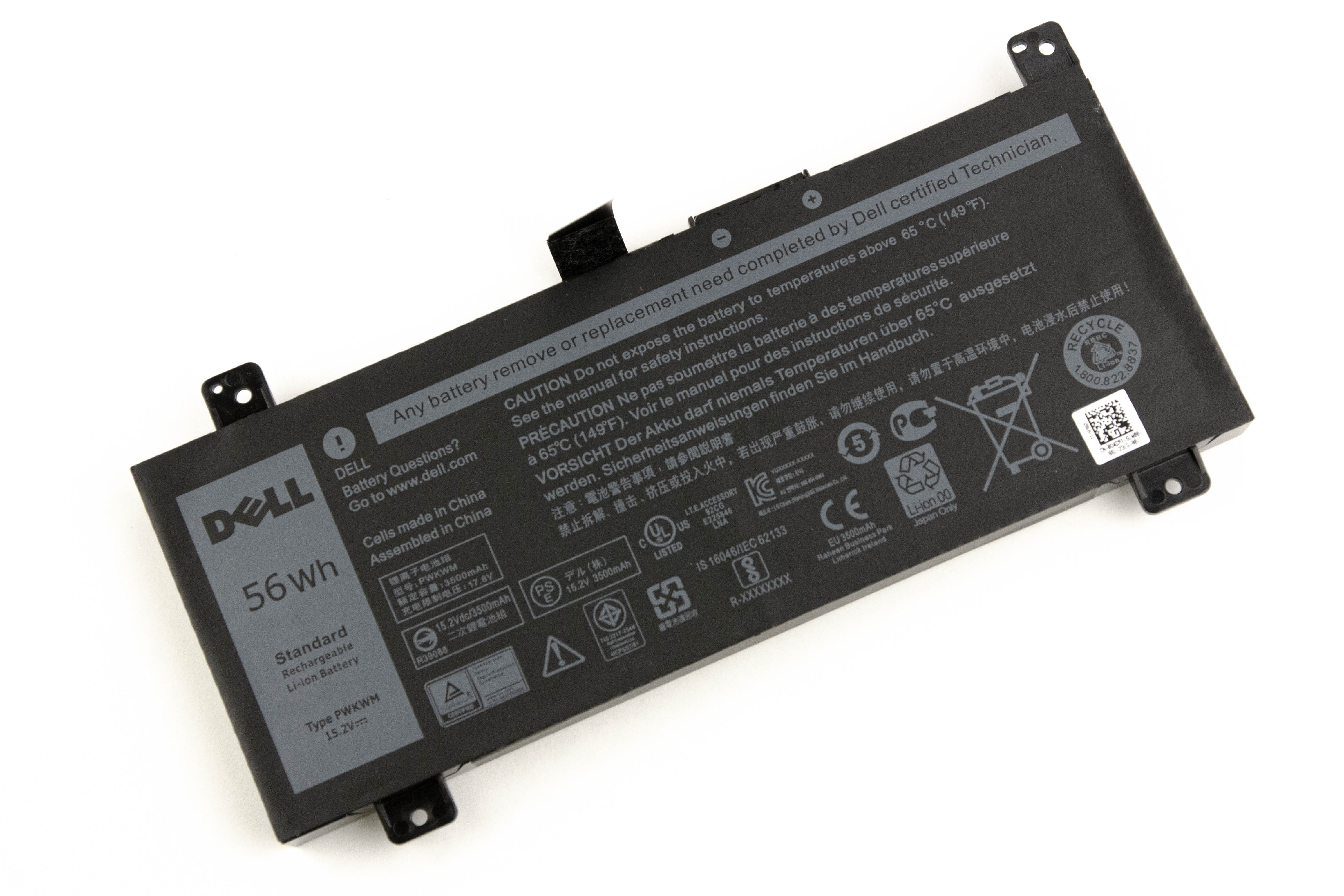 

Аккумулятор для ноутбука Dell 14-7466 7467 (15.2V 3500mAh) ORG PWKWM