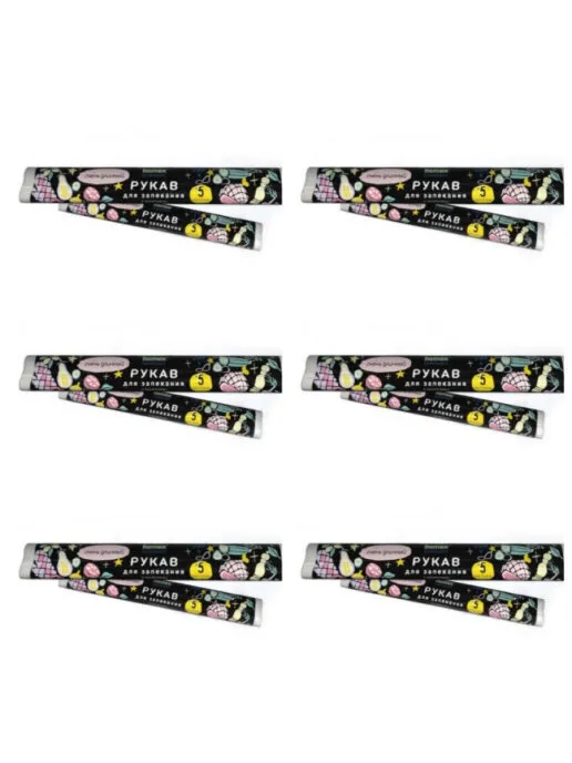 Рукав для запекания Homex  с клипсами, 29см*5м, 11мкм, 6 шт