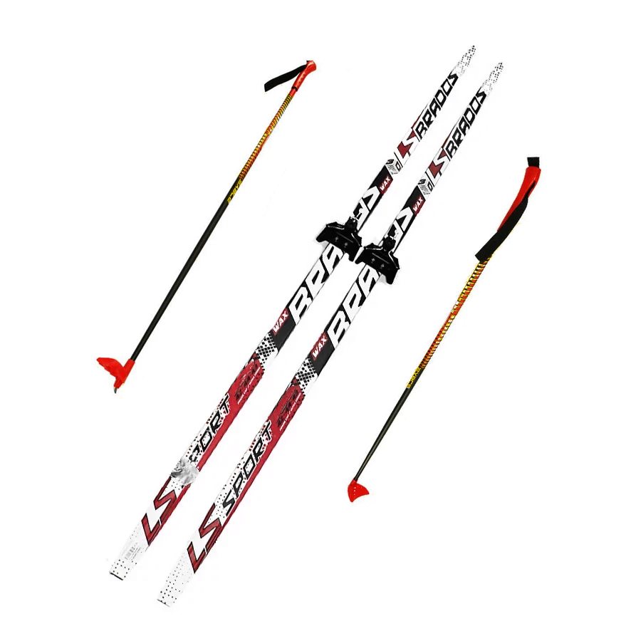 

Лыжный комплект STC 75 мм 180 см LS Sport black red, 75 мм 180 см LS Sport black red