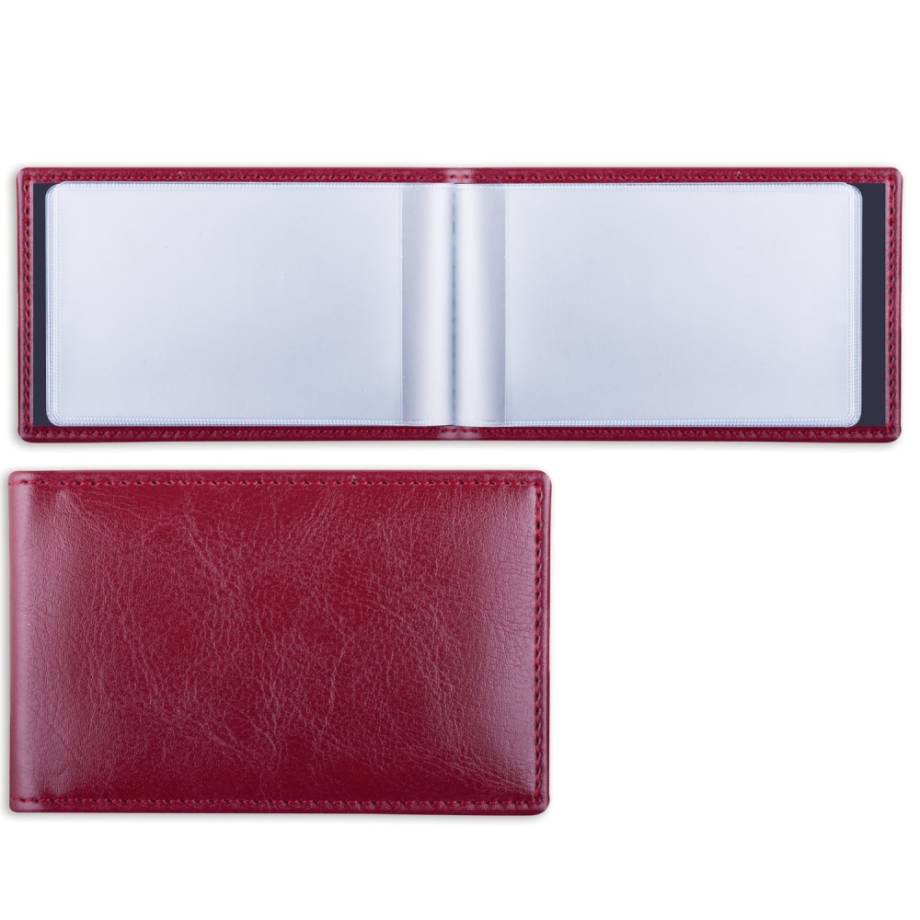 

Визитница унисекс Brauberg 231652.209540 красная, Бордовый