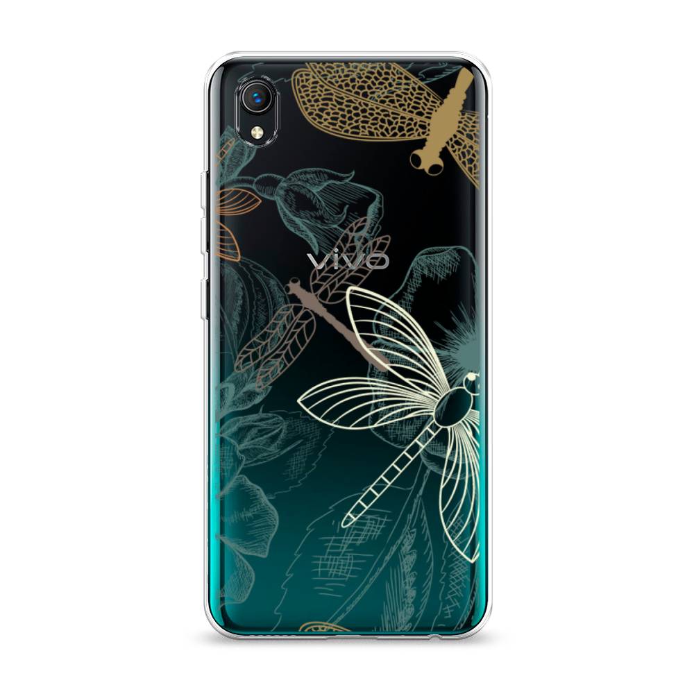 

Чехол Awog на Vivo Y91c/Y1s "Тени стрекоз", Разноцветный, 263250-8