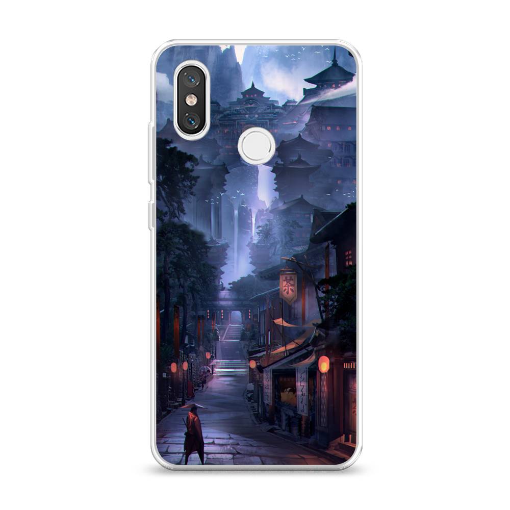

Чехол Awog на Xiaomi Mi 8 "Одинокий самурай", Разноцветный, 33550-10