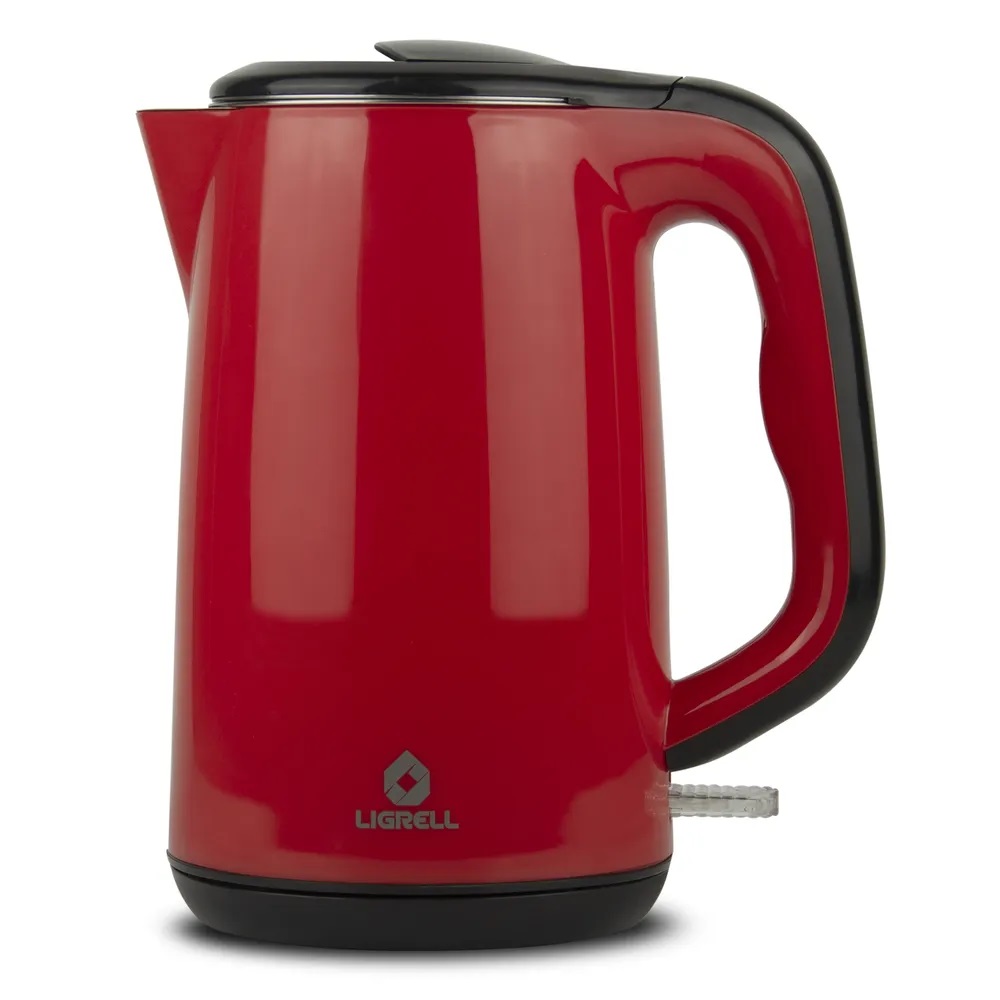 Чайник электрический LIGRELL LEK-2022PS красный 2 л красный кашпо деревянное виллиан лонг с ручкой красный 25×12 5×10 28 см сиреневый