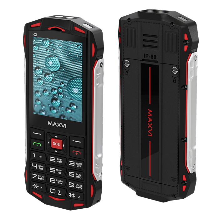 

Мобильный телефон Maxvi R3 Red (1376508), R3