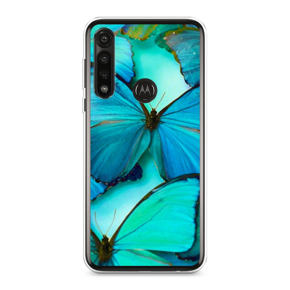 

Чехол Awog на Motorola Moto G Power 2020 "Неоновые бабочки", Разноцветный, 242650-4