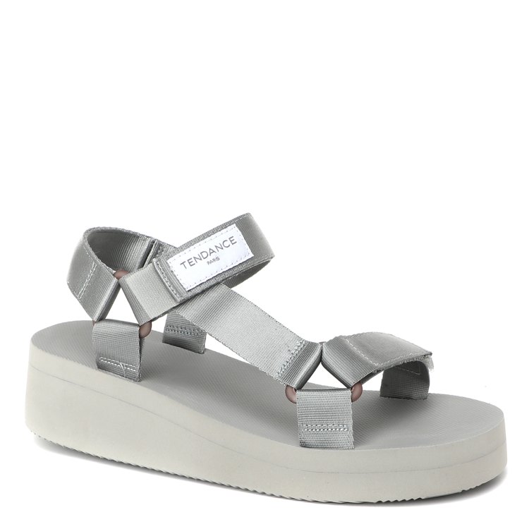 

Сандалии женские Tendance SX846-01B серые 36 EU, Серый, SX846-01B