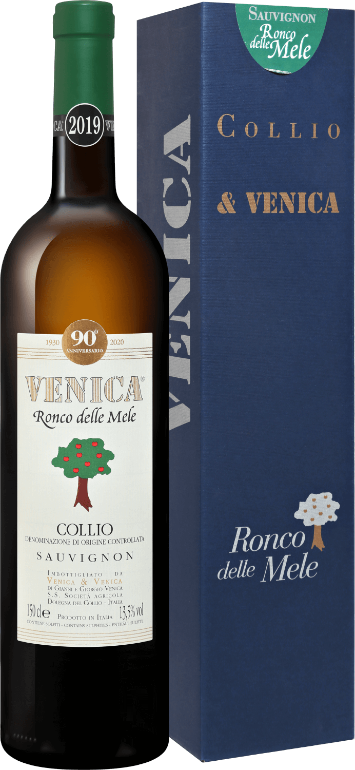 

Вино Ronco delle Mele Sauvignon Collio DOC Venica & Venica (gift box)