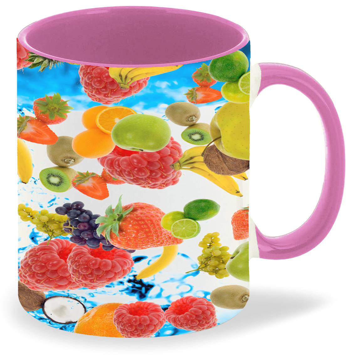 

Кружка CoolPodarok Фрукты и ягоды в воде, Фрукты и ягоды в воде