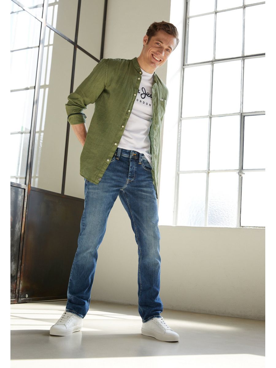 

Джинсы мужские Pepe Jeans London PE122G0HU синие 32/32, Синий, PE122G0HU