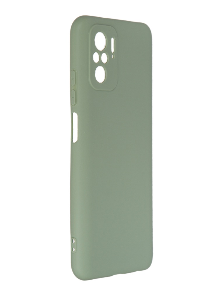 фото Чехол df для xiaomi redmi note 10/10s/poco m5s silicone light green xicase-69 df-group