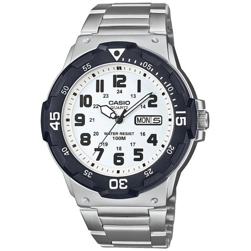 фото Наручные часы мужские casio mrw-200hd-7b серебристые