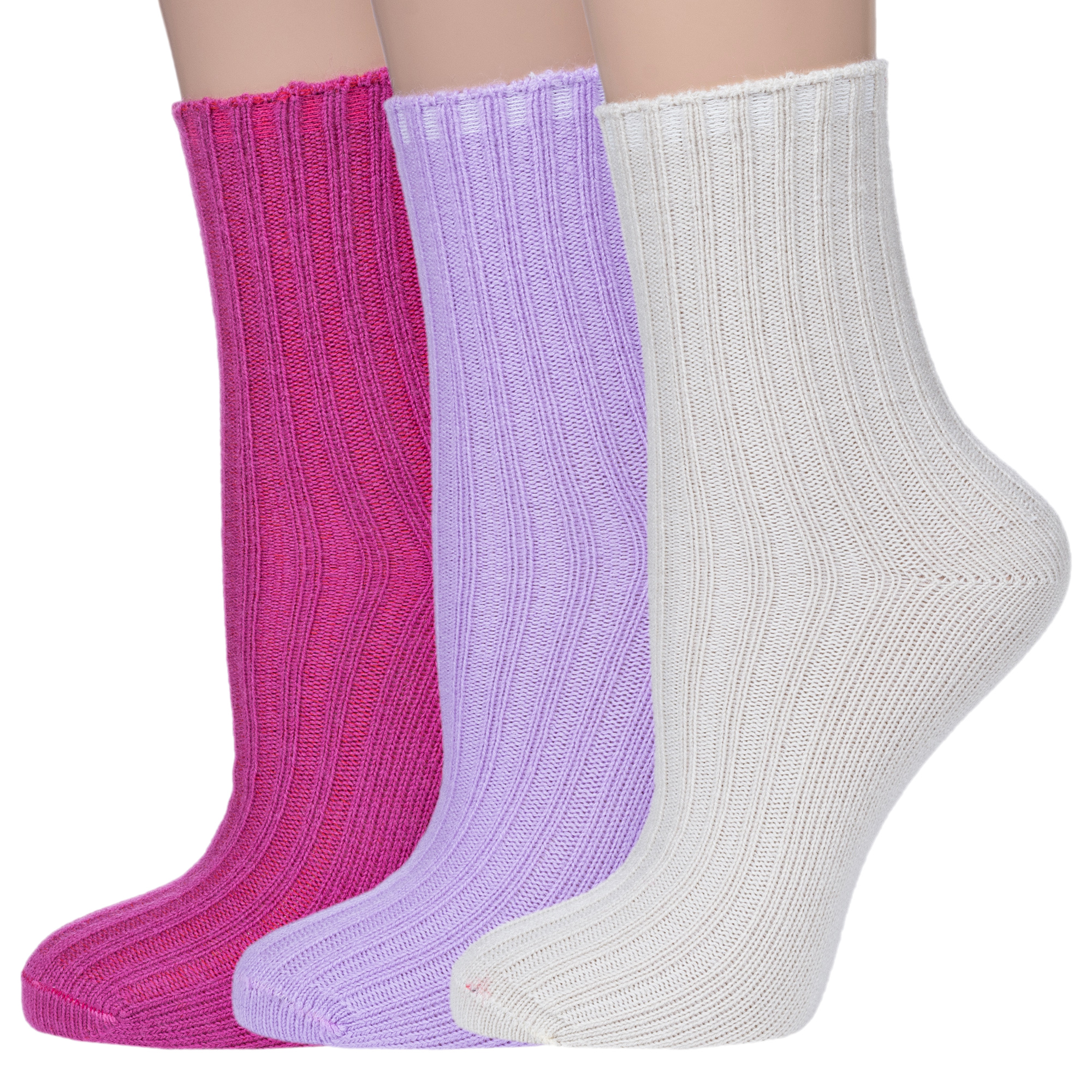 

носки детские Rusocks 3-Д3-38798Д, розовый; фиолетовый; бежевый, 20-22, 3-Д3-38798Д